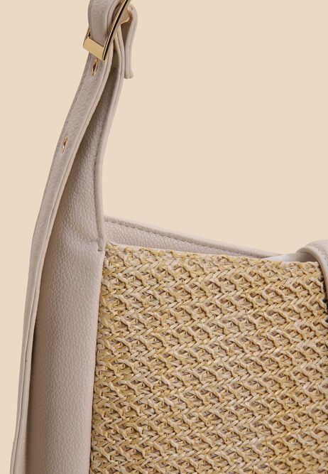 Natural Straw Shoulder Bag