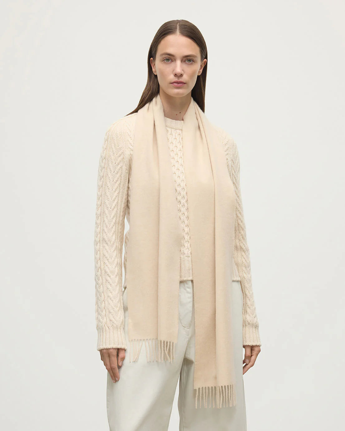 Natural Cashmere Scarf